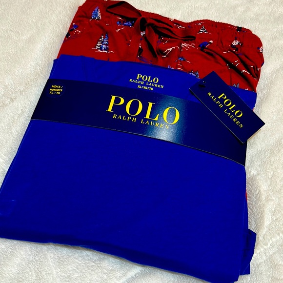 Polo Ralph Lauren Other - NWT Polo Ralph Lauren Men’s 2 Pc Pajama Set w/ Skiers